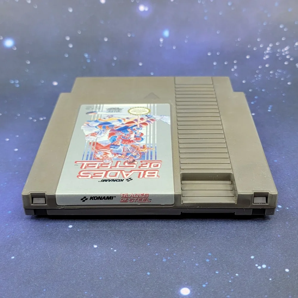 Blades of Steel Nintendo NES Konami Hockey Video Game Cartridge NES-VS-USA